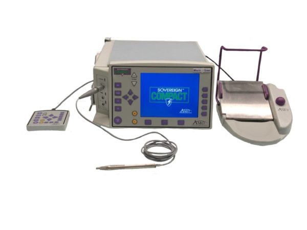 AMO Sovereign Compact Phaco 5.2 phacoemulsion System 1 Ellips FX Handpiece 600x450